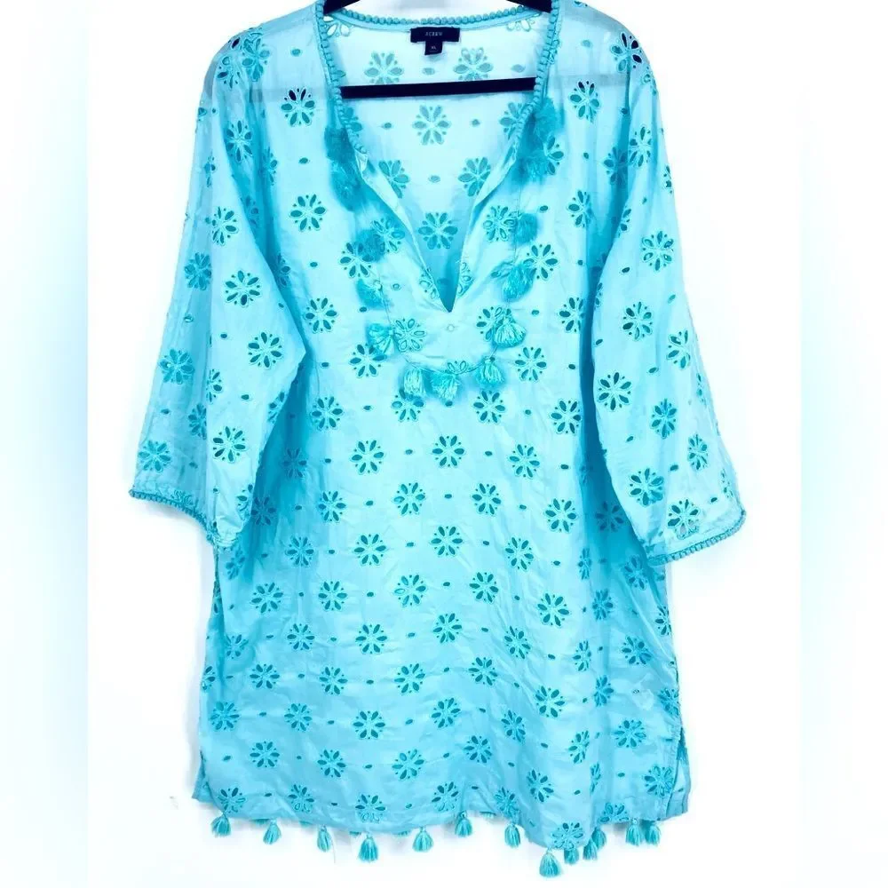 J. Crew turquoise tunic